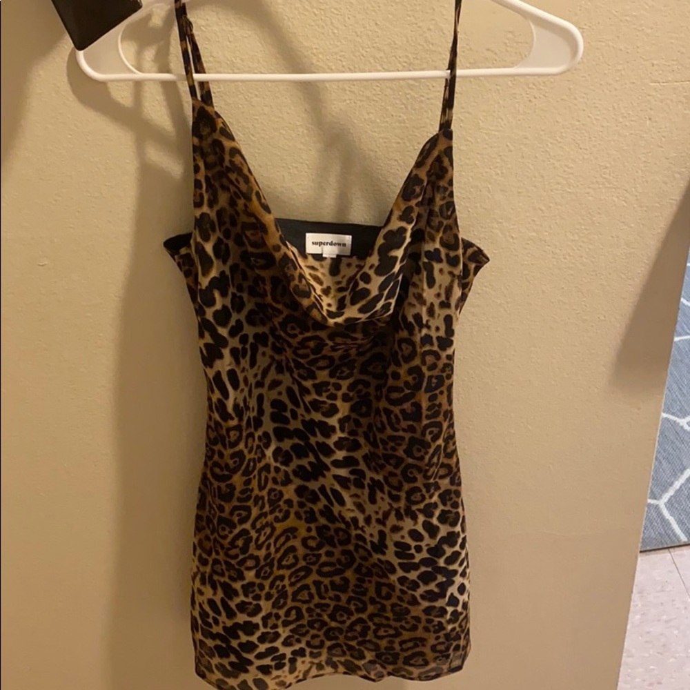 Cheeta PRINT MINI DRESS!!!